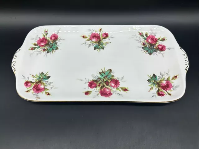 Hammersley Grandmother's Rose Large Sandwich Platter Bone China England