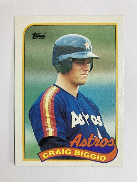 CRAIG BIGGIO 1989 Topps HOF RC recrue #49 Houston Astros EUR 5,56