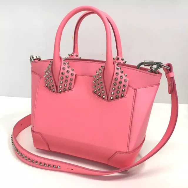 UNUSED CHRISTIAN LOUBOUTIN Eloise Spike studs Shoulder Bag Hand Bag Pink