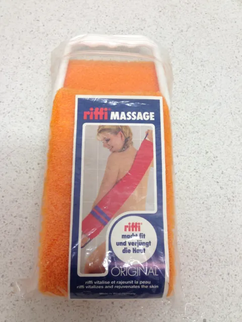 Riffi Fascia Massaggio Bagno Massage Strap Original Massage Arancio