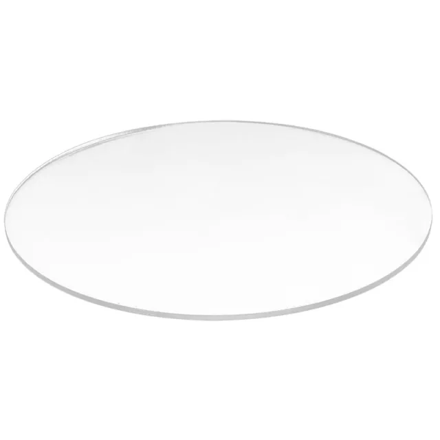 Transparent 3mm thick Mirror Acrylic round Disc V4F41685