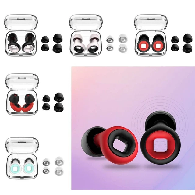Tappi per orecchie in silicone per dormire antirumore cancellazione rumore tappi per orecchie donna