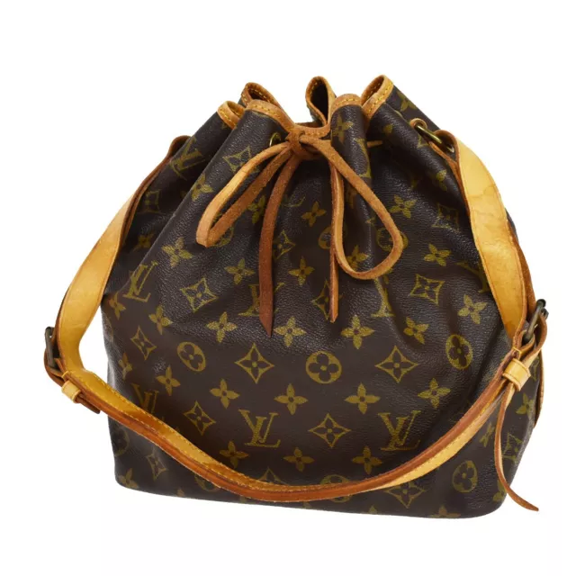 72 BLACK LEATHER DrawString String Fit Louis Vuitton Montsouris Backpack  NOE Bag EUR 18,49 - PicClick FR