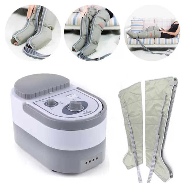 Masajeador neumático de piernas compresión de aire circulación relajación pie pantorrilla masaje
