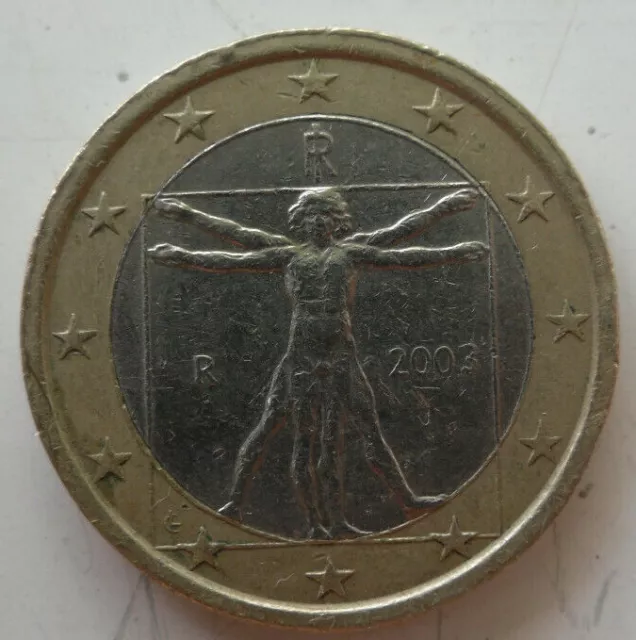 Münze 1 Euro Italien € 2003 Kursmünze Umlaufmünze