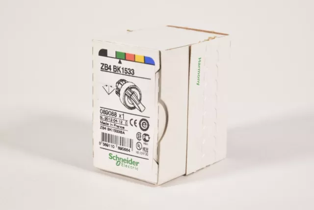 SCHNEIDER ELECTRIC ZB4BK1533, illuminated selector switch head - NEW