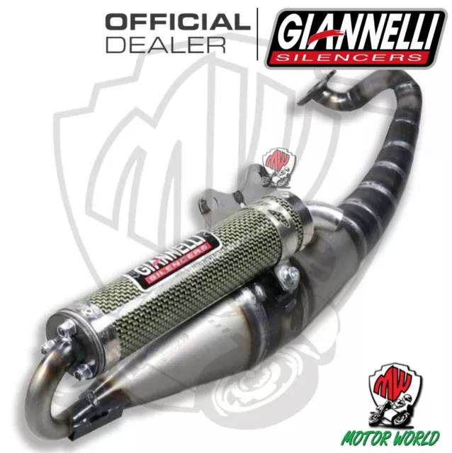 Giannelli Pot D'Échappement Complet Approuvé Reverse MBK Nitro 2006 06