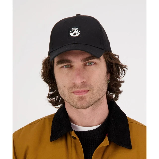 Swanndri Swanni Baseball Cap   Black OSFA  Hats-and-Caps