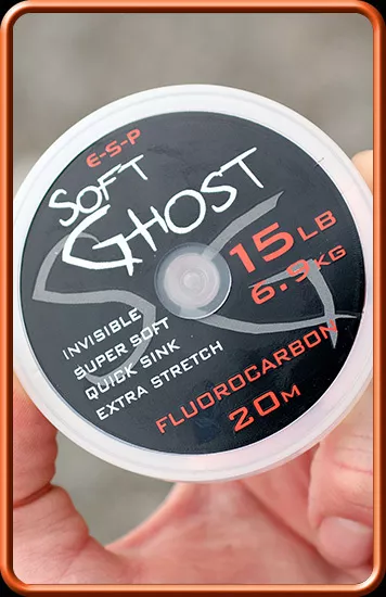 ESP Soft Ghost Fluorocarbon Hooklink 20m NEW Carp Fishing *All Breaking Strains* 2