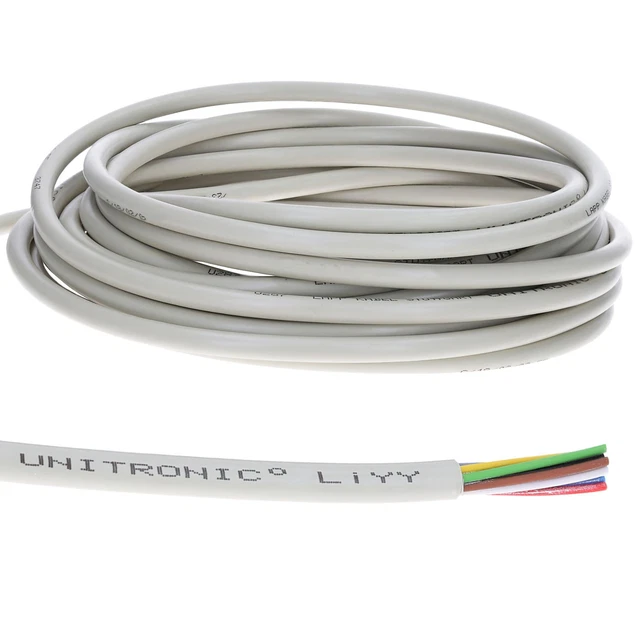 10 Mètre Lapp Câble 0028302 Liyy de Commande 2x 0,25 MM ² Robinet Galon 2 Fil