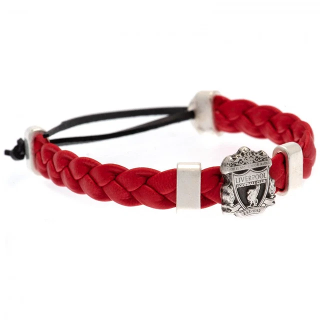 Liverpool FC PU Braccialetto Slider - Nuovissimo Merce Ufficiale