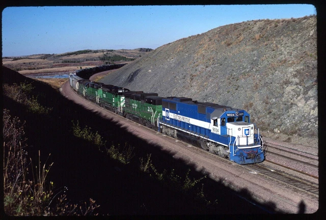 Original Railroad Slide - EMDX Electro-Motive Div Oakway 9024+ Bison MT 10-9-'87 Original Railroad Slide - EMDX Electro-Motive Div Oakway 9024+ Bison MT 10-9-'87
