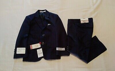 English Laundry  2Pc Suit Set  Boys Sz-4  Jacket / Pants  Navy Blue  NWT$152