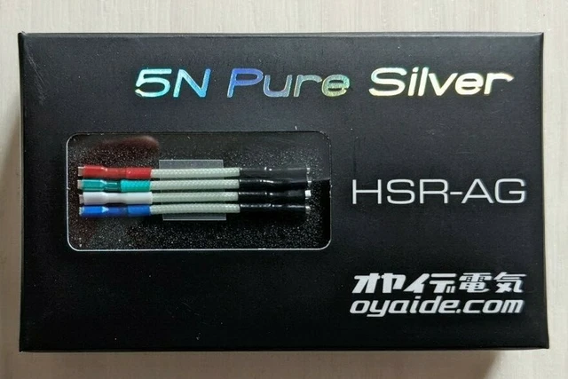 Cavo Di Terra OYAIDE GND-47, 1.3m, Argento 5N, Dedicato, Tracking, Nuovo