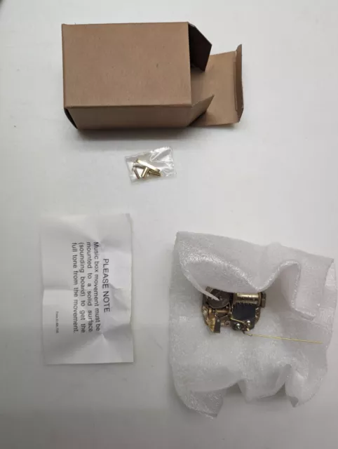 Vintage NOS Boxed Music Box Japan Movement Sankyo 3716D75 Vintage NOS Boxed Music Box Japan Movement Sankyo 3716D75