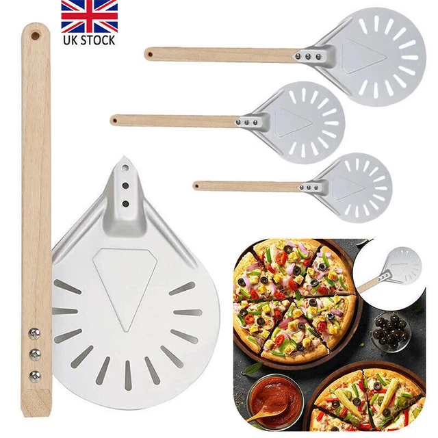 7&/8&/9& PERFORATED PIZZA Turning Peel Shovel Aluminum Alloy Pizza