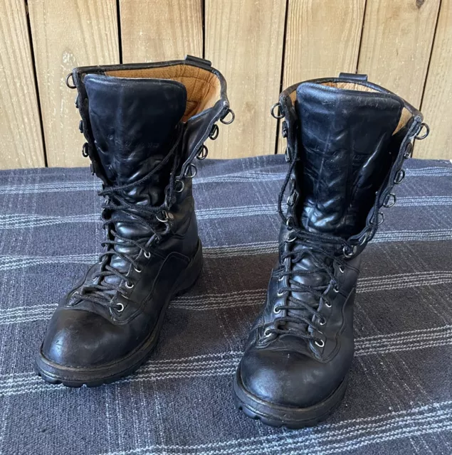Distressed Vintage Danner Fort Lewis 6911 Combat Leather Men Boot 10D.