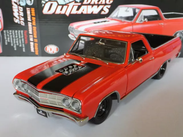 ACME 1/18 1965 Chevrolet El Camino Drag Outlaws LTD 1 of 144 A1805411B New GMP