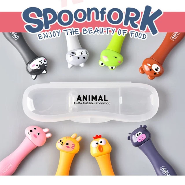 Spoon Set Feed Dessert Spoon Baby Gadgets Kids Spoon Fork Set Children Fork