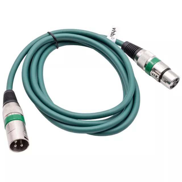 2m DMX KABEL 110 Ohm 3pol XLR male female 2 m DIGITAL AES-EBU STEUERKABEL