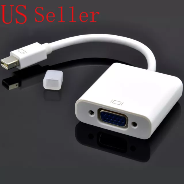 Thunderbolt Mini Displayport to VGA Cable Adapter For Apple MacBook Pro Air iMAC