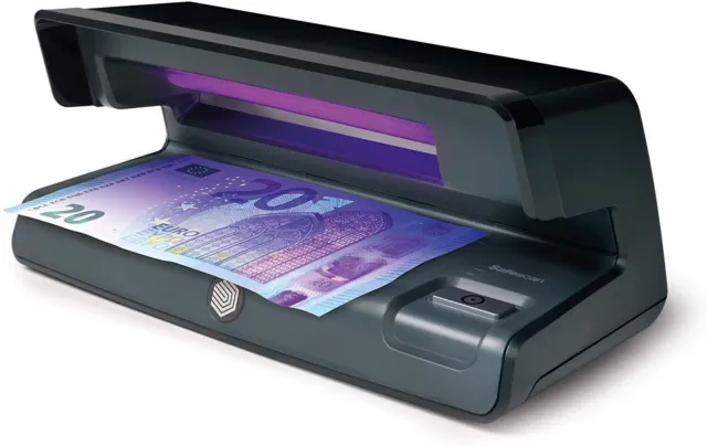Safescan 50 Black - UV-Detektor für gefälschte Banknoten, Überprüfung von Kredit