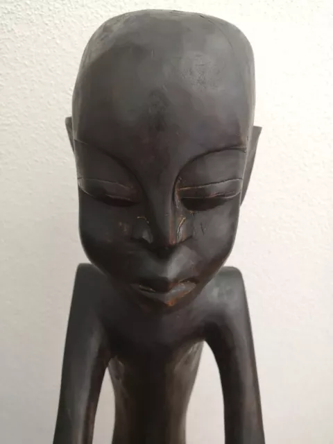 Afrika Figur Holzfigur Dekofigur Rarität Kunstobjekt Rar Stammeskunst Kunst