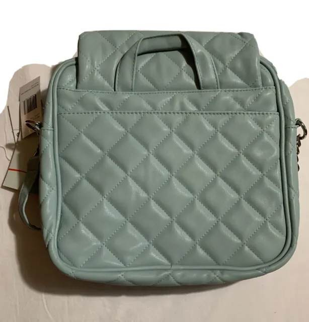 Samantha Brown QUILTED Light Teal CrossBody Bag Purse NWT 2