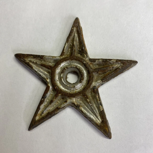 3 in Cast Iron Star Architectural Stress Washer Texas Lone Star Rustic Ranch