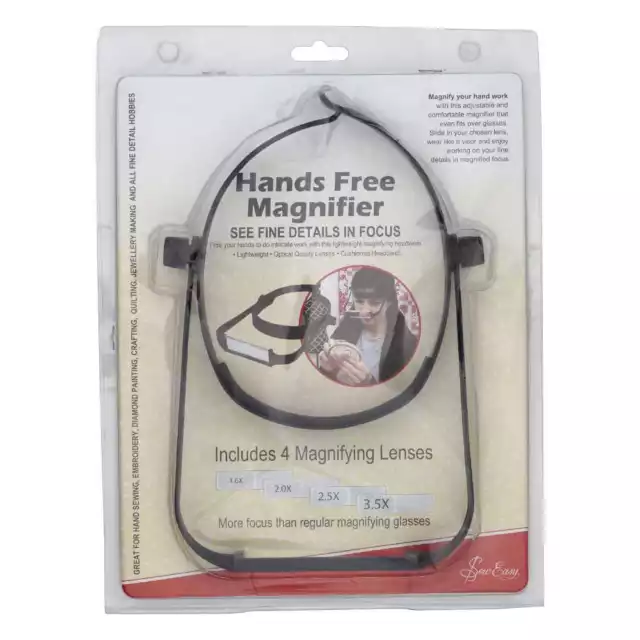 NEW Sew Easy Hands Free Magnifier By Spotlight