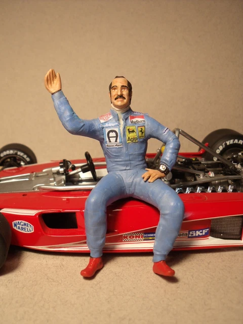 FIGURINE 1/18 F1 PILOTE 7D 1960 VROOM NOT PEINT FOR MINICHAMPS GP