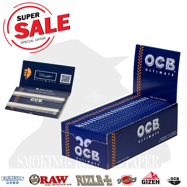 Cartine Ocb Orange Corte Singole Arancioni Box 50 Libretti