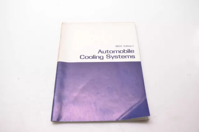 International Correspondence School 3603 Automobile Cooling Systems