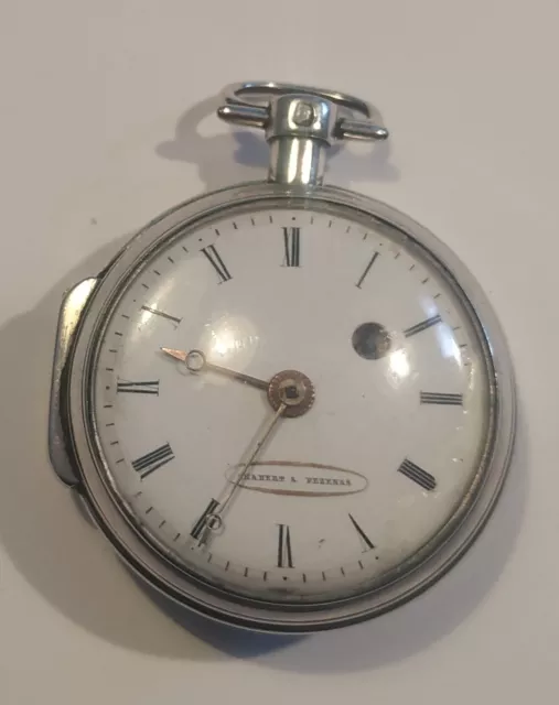 Alte silber Taschenuhr