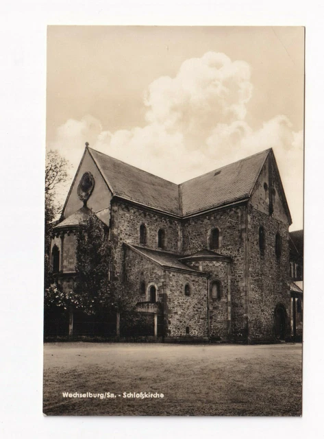 uralte AK Wechselburg Sachsen Schloßkirche 1959 //40