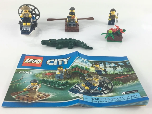 Lego City Swamp Police Starter 60066 Complete w/ Instructions