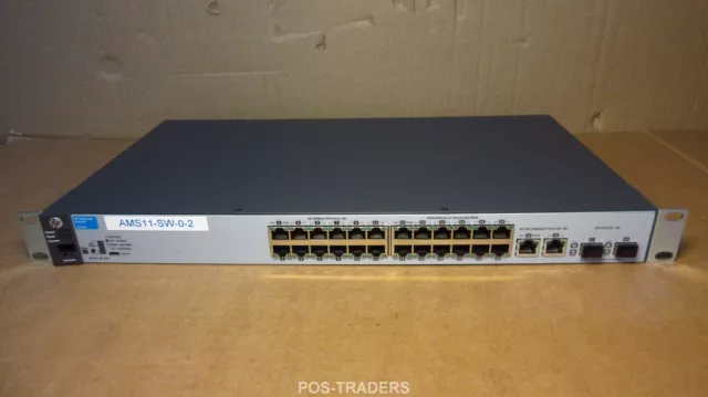 HP 2530-24 Procurve J9782A 24-Ports 10/100 + 2x Combo Gigabit / SFP Switch + RM