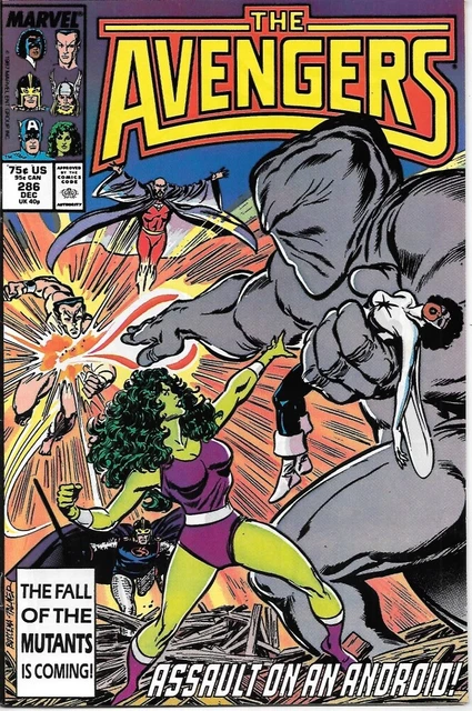 The Avengers Comic Book #286 Marvel Comics 1987 VERY HIGH GRADE NEW UNREAD