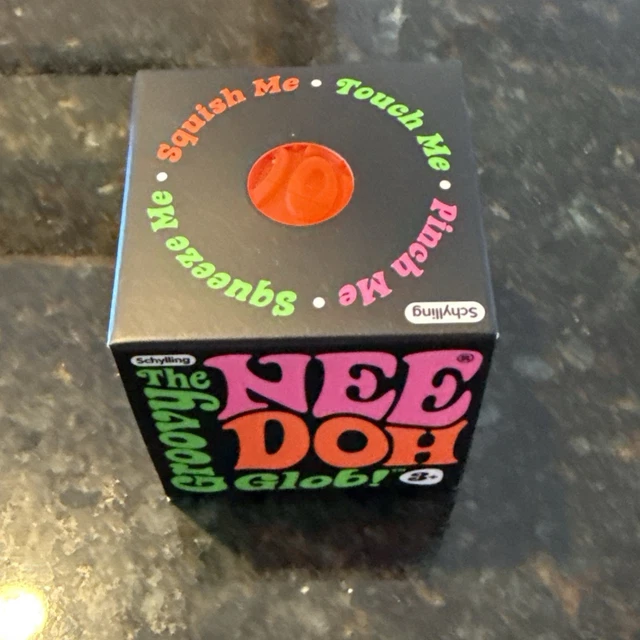 ORANGE NEEDOH THE Groovy Glob Nee Doh Squishy NEE-DOH 100% AUTHENTIC £ ...