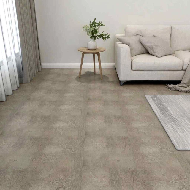 Listoni per Pavimenti Autoadesivi 20 pz in PVC 1,86 m? Grigio