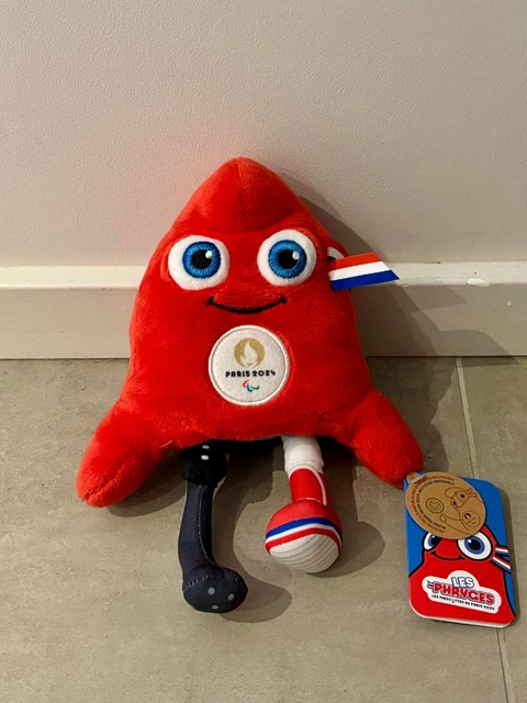 Peluche Mascotte Officielle Jeux Paralympiques Paris 2024 - 25 Cm - La