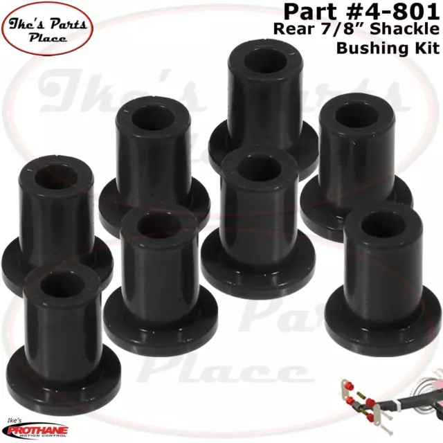 Prothane 4-801-BL Shackle Bushing Kit 7/8" Rr Spring 60-76 Dodge/Plymouth A-Body