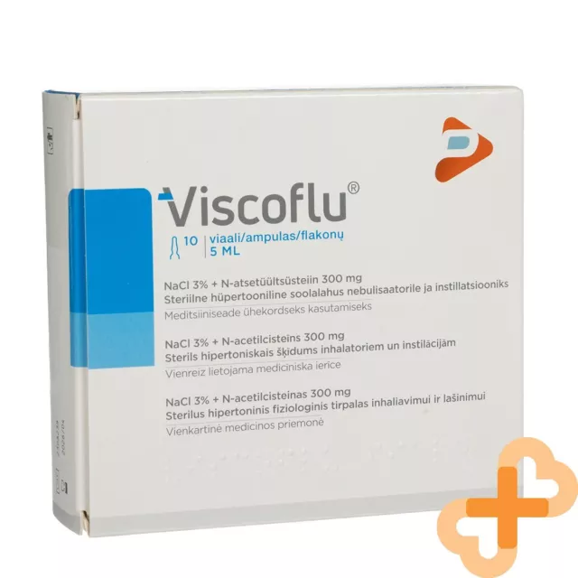 VISCOFLU Hypertonic Physiological Solution Inhalation & Instillation 10 x 5ml