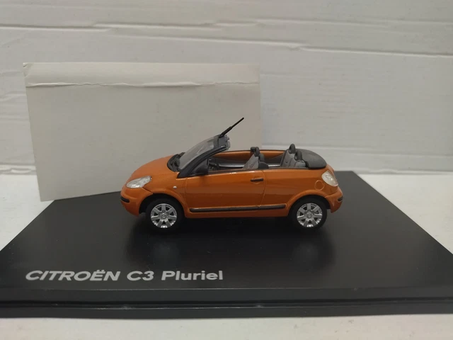 Citroen C3 Pluriel Orange 1:43 Dealer Norev