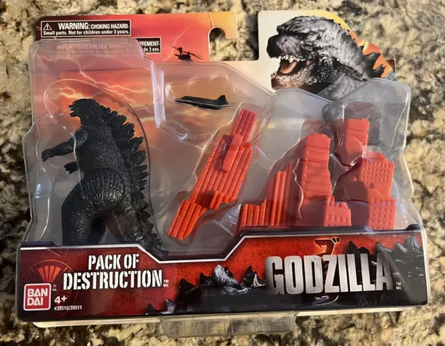 2014 Bandai Godzilla Pack Of Destruction NEW AND SEALED