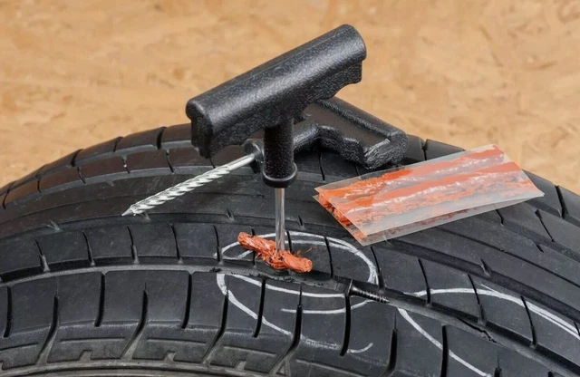 Kit réparation tubeless crevaison pneu voiture ... - Auto
