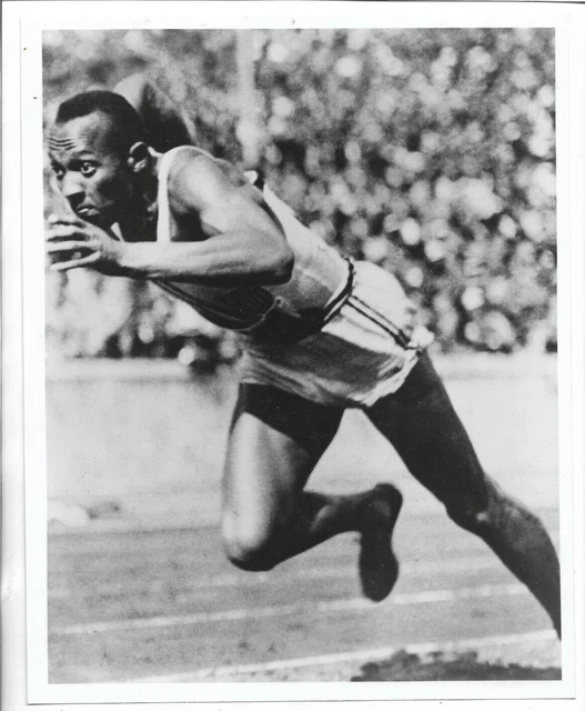 Jesse Owens 8x10 Glossy Photo 1936 Berlin Olympics Gold Medal