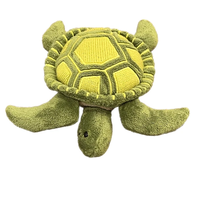 Starbucks Summer Green Sea Turtle Stuffed Animal Plush 7 inch 2010