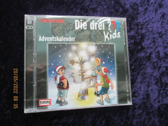 Doppel-CD, noch in Folie eingeschweißt "Die drei ??? kids - Adventskalender"