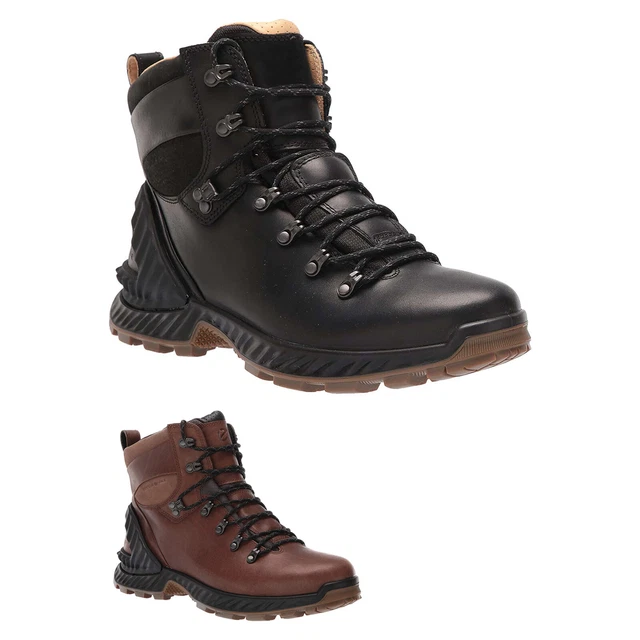 Ecco mens boots exohike 840754 lace up outdoor hiking trekking leather
